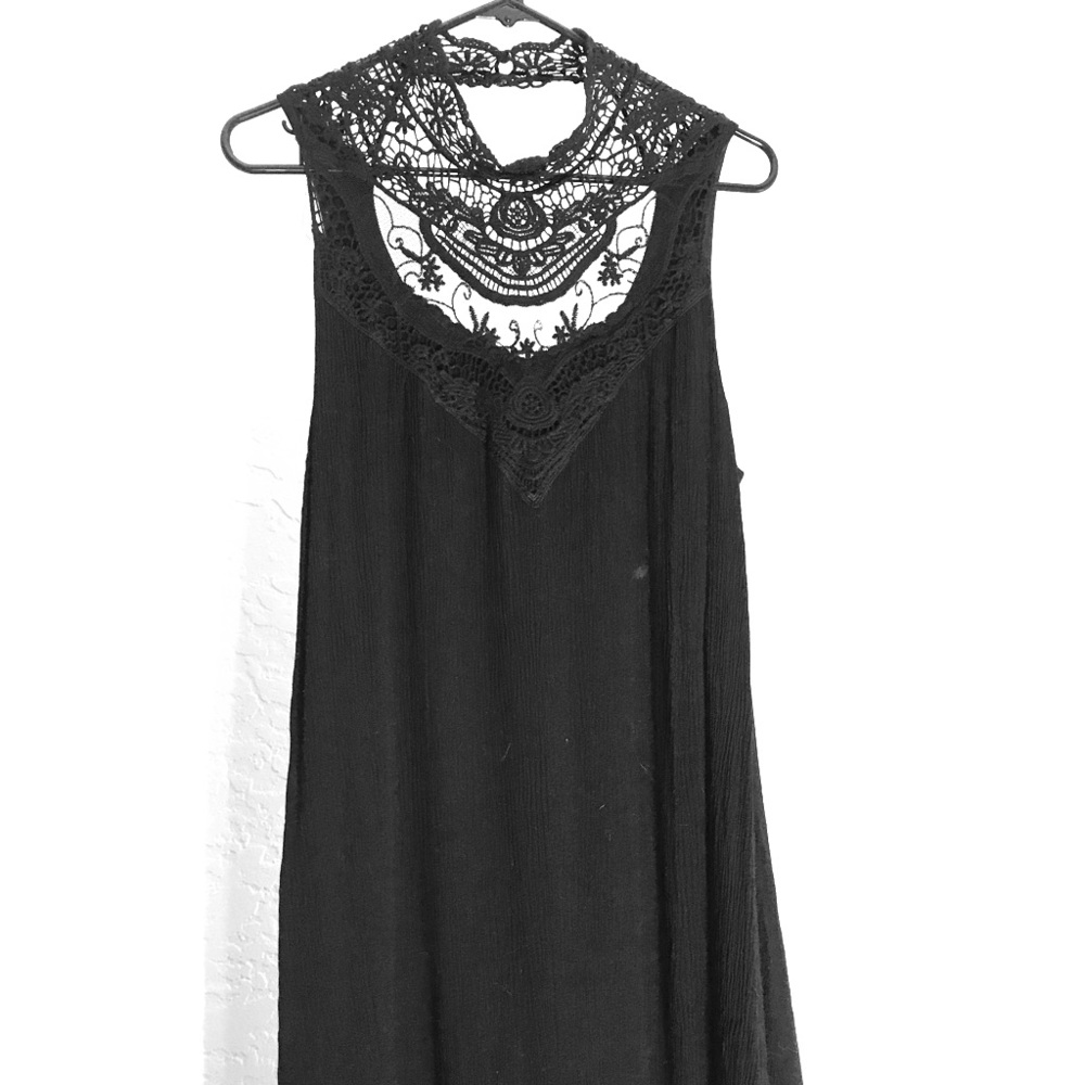 Country Lace Halter Dress